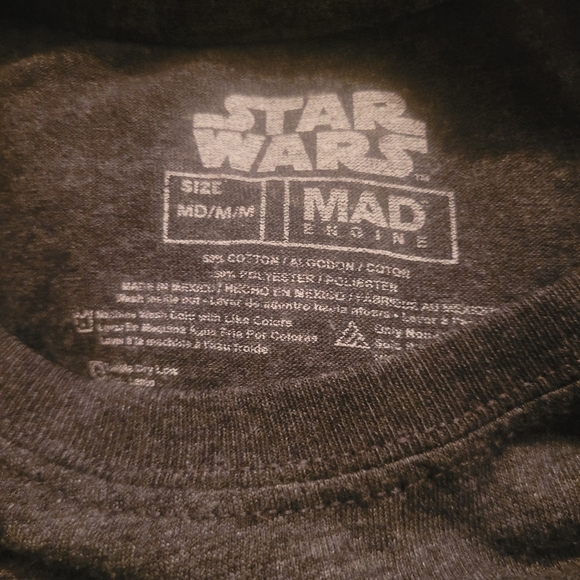Star Wars Grey Tshirt Baby Yoda M - Picture 5 of 5